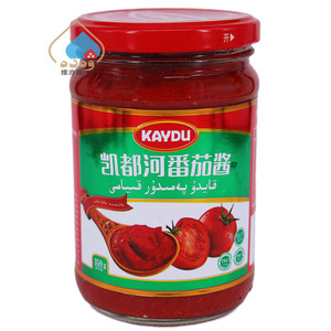 新疆番茄酱350g凯都河西红柿酱家用炒菜调味玻璃瓶装焉耆特产包邮
