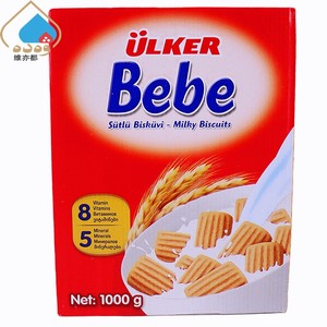 优客Bebe宝贝牛奶饼干1000g进口零食营养早餐土耳其原装进口ULKER