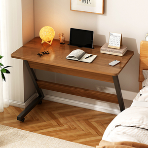 00誉浜家具旗舰店天猫小书桌实木腿小户型家用学生卧室简约床头60cm