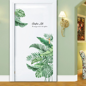 卧室衣柜木门上装饰翻新改造贴纸北欧风墙贴画自粘房门贴个性创意