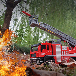 大号玩具消防车合金超大可喷水洒水消防玩具车儿童小汽车模型男孩