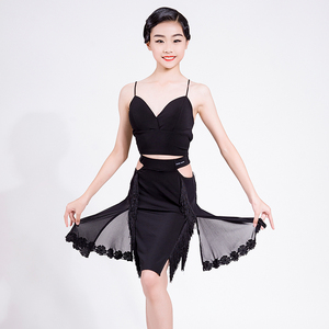 歌瑞亚舞服女少儿拉丁新款美背加宽底围吊带练习服上衣打底内衣