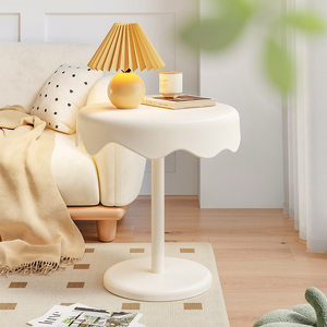 创意小茶几家用客厅奶油风沙发边几可移动卧室床头柜替代小圆桌子