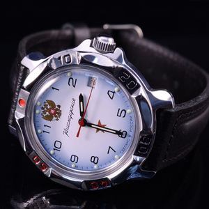 俄罗斯手表军表双头鹰vostok东方表指挥官手动机械防水防震真皮