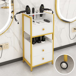 美发店工具柜发廊专用置物架理发店工具台剪发小柜子理发师工具车