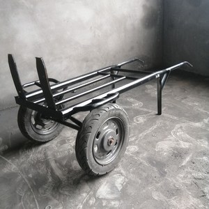 千斤老虎车两轮手推车搬运车载重王拖车平板拉货车手拉车小推车