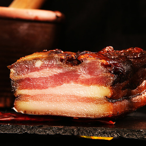 农家烟熏腊肉五花肉 5斤湖南湘西自制土家特产四川贵州后腿熏肉