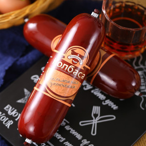 俄国香肠俄罗斯纯进口香肠纯肉火腿肠无淀粉蒸俄罗斯原装进口红肠