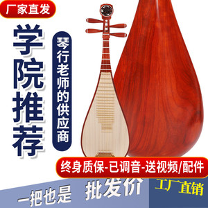 民音琵琶乐器初学考级专用演出 花梨木琵琶儿童成人 红木琵琶乐器