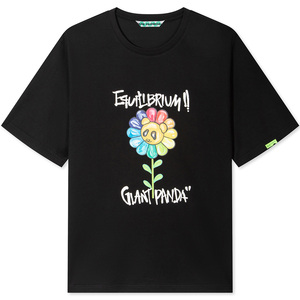 马克华菲潮牌短袖t恤男2021夏季新款彩虹花ins风潮趣休闲上衣