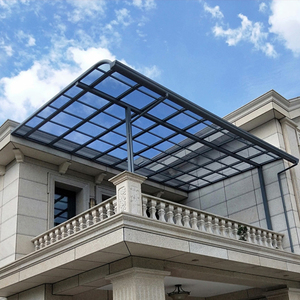 铝合金雨棚遮阳棚别墅阳光房定制防晒防雨棚子厂家直销免费设计