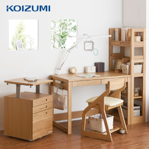 日本koizumi小泉儿童书课桌可调节中小学生学习书桌椅多功能组合