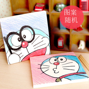 包邮月亮树哆啦a梦涂鸦本创意卡通图画本白纸本加厚绘画本素描本