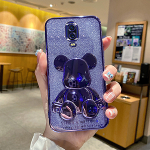 oppor17手机壳简约透明细闪oppo r17保护套女r17网红镜头全包软壳oopo