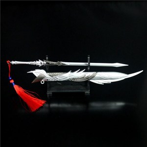 橙武兵器琴剑纯阳夜话白鹭鹤鸣千山苍云鹿卢霸刀画影藏剑金属模型