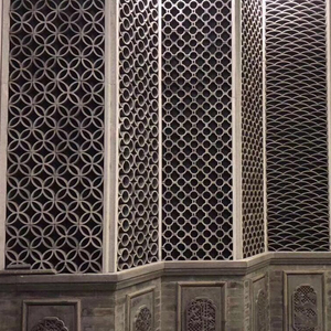 古建仿古镂空窗花瓦装饰砖雕四角八字围墙瓦片中式庭院四合院青砖