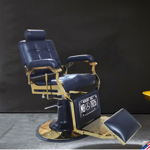 理发店专用美发椅子可旋转升降放倒发廊复古油头大椅男高端剪发椅