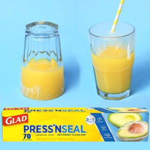 GLAD佳能密实贴美国进口Press'nSeal食品密封自粘保鲜膜微波炉