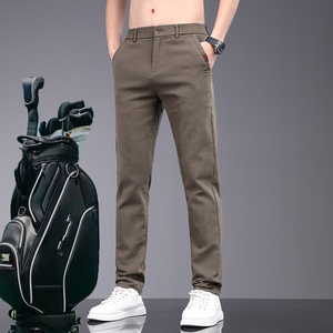 高尔夫裤子男春季休闲裤男修身golf球裤男装夏季薄款运动免烫夏裤