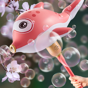 海豚泡泡机儿童全电自动大号手持充气吹泡网红ins少女心玩具礼物