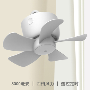 小吊扇床上六叶大风力挂蚊帐风扇学生宿舍寝室家用吊扇微风电风扇