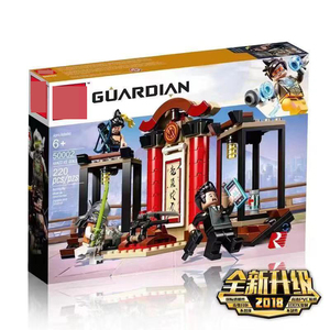 守望先锋半藏对战源氏75971儿童益智拼装乐高中国积木玩具50002