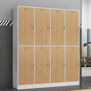 加厚更衣柜浴室洗浴中心储物柜美容院寄存包柜瑜伽馆木质带锁柜子