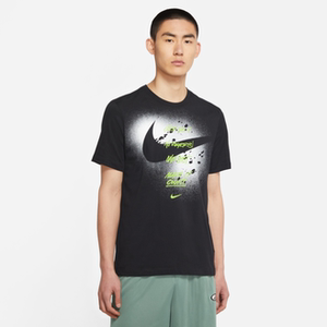 nike耐克 印花涂鸦泼墨大logo 运动休闲短袖t恤 dj5218-010