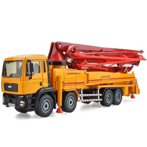 凯迪威1:55合金工程车模型汽车水泥混凝土泵车金属成人摆件收藏