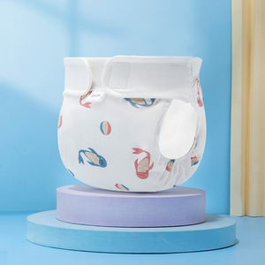 纯棉纱布一体式透气尿布可水洗尿片