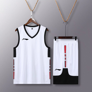 李宁篮球服套装男子球衣儿童成人学生运动服背心速干定制印号队服