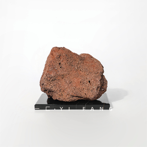 一fang中式火山石劳伦黑金创意软装别墅样板间售楼处客厅餐厅摆件