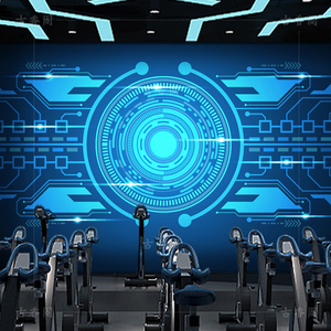 科技感墙纸办公室背景墙装饰壁纸人工智能3d展厅墙面主题网吧壁画