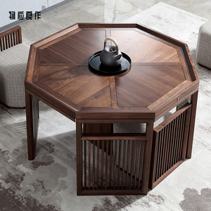 圆茶台茶桌圆形禅意