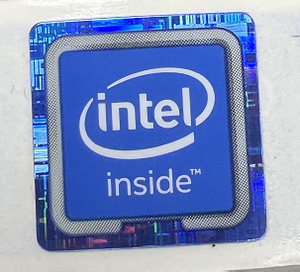 英特尔intel cpu标贴core酷睿inside intel intel标签电脑贴纸