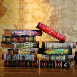 欧式复古仿真书摆件家居客厅创意装饰摆件软装饰品拍摄道具书假书