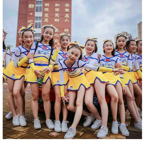 儿童啦啦队服装表演服中小学生拉拉操服装校园舞蹈演出运动会套装