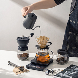 摩登主妇手冲咖啡壶套装挂耳过滤器手磨咖啡机全套滤杯泡咖啡器具