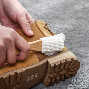 大鹏软毛鞋刷家用刷鞋神器翻毛反绒皮鞋超软翻绒皮磨砂鞋护理绒面