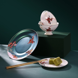 中国风餐具碗套装