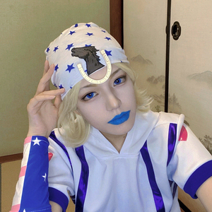 乔尼帽子cos服乔尼乔斯达jojo奇妙冒险第七部动漫周边sbr大赛c服
