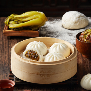 稻香万好酸菜卤肉包速冻食品加热即食肉丝早餐包子手工制半成品