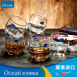 Ocean进口洋酒杯玻璃杯子家用威士忌杯酒吧KTV啤酒杯白酒杯饮料杯