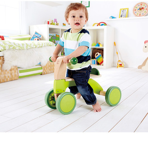 Hape新奇踏行车宝宝学步车滑行车平衡车手推车男女孩儿童益智玩具