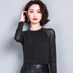 唯品会亮丝打底衫