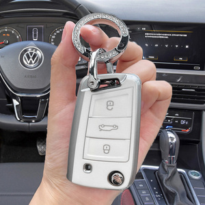 大众探歌钥匙套女高尔夫新宝来2021款21朗逸plus速腾探岳车包壳扣