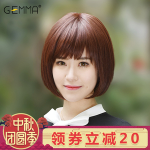 假发女短发bobo韩国波波头内扣发型全真发假发套真人发丝蓬松自然