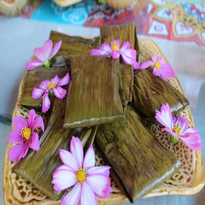 云南西双版纳 傣族纯手工 泼水粑粑 好啰嗦红糖糯米糍粑个大 包邮