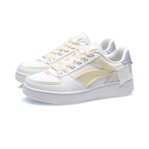 李宁女鞋春秋款经典复古潮流低帮透气运动休闲板鞋 agcq378_阿里巴巴