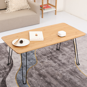 节洁雅折叠小茶几轻奢矮桌小户型懒人客厅家用茶桌简约现代高茶几